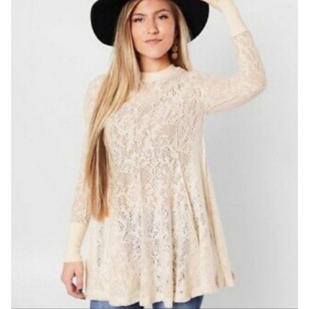 Free People Chamoix Lace Tunic - Picture 1 of 13